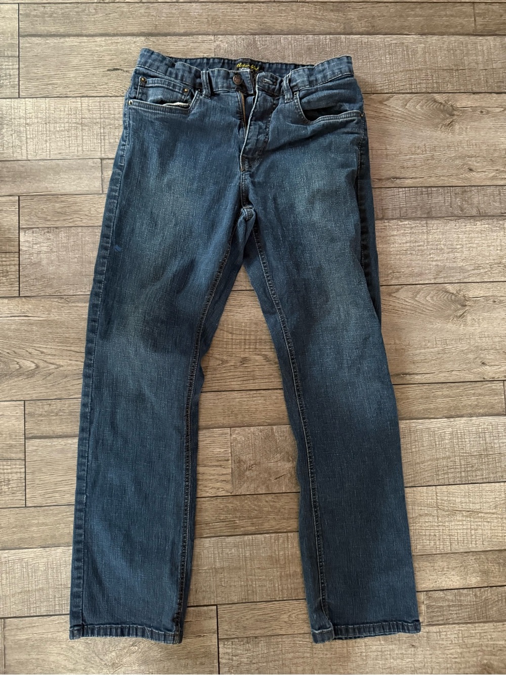 Men's Bootcut Jeans in Dark Blue